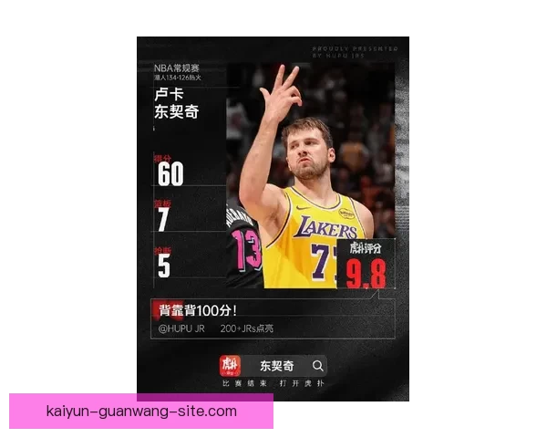 东契奇赛季场均三十分抢断破百比肩科比领跑联盟